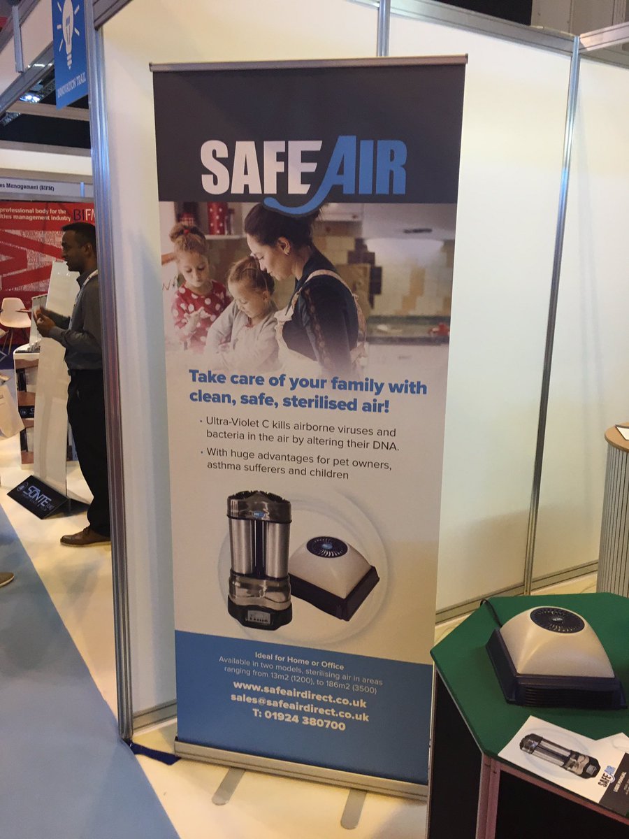 #grand designs #U.K. construction week visit us at the safe air stand today ! #cleanair #safeair