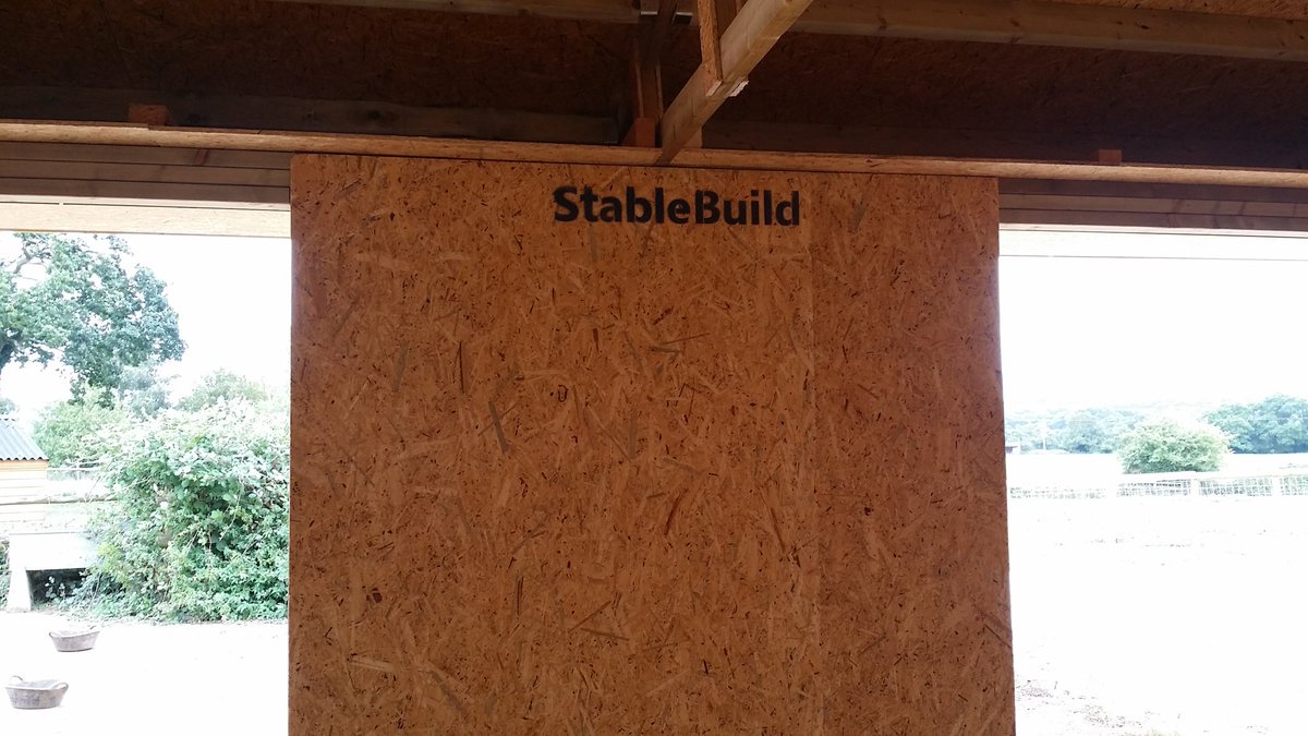 stablebuild's tweet image. Fully lined building is optional extra.