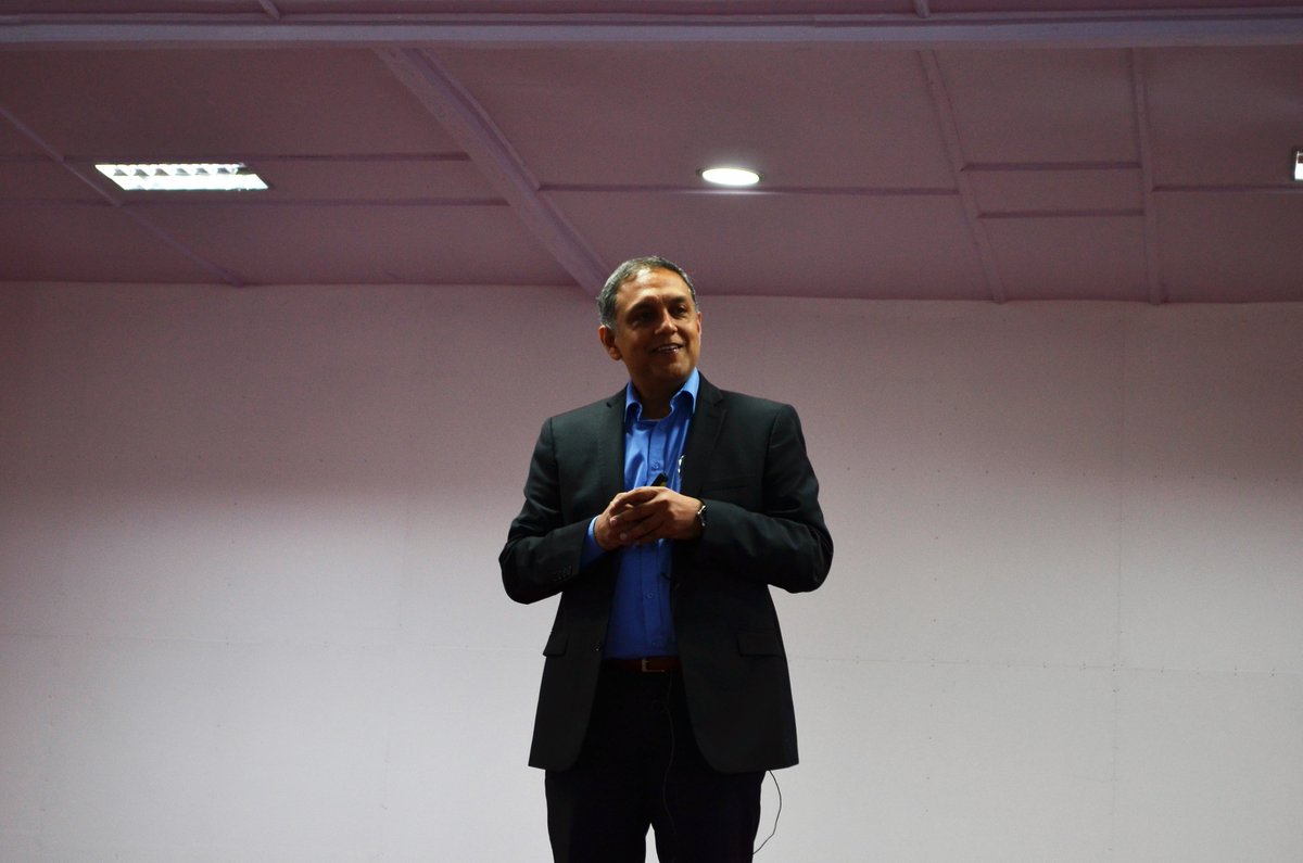 IIMShillong's tweet photo. "investing in technology development centres away from International headquarters makes us truly global"- Mr. Sinha #Podium2016 #IIMShillong https://t.co/K0qhNtCKuv