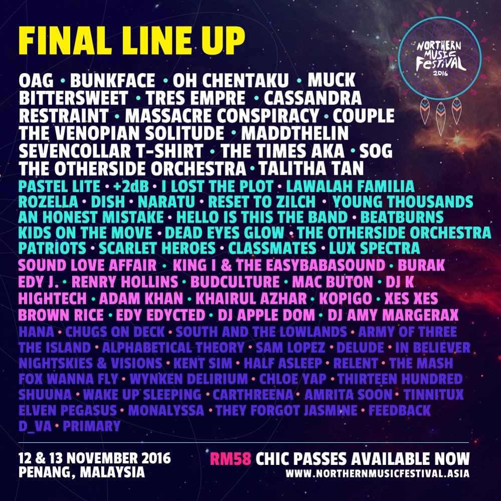 Hello fesival goers! We're excited to announce the final lineups for #NMF2016 including talented DJs for the Electrify stage. #roadtrip !