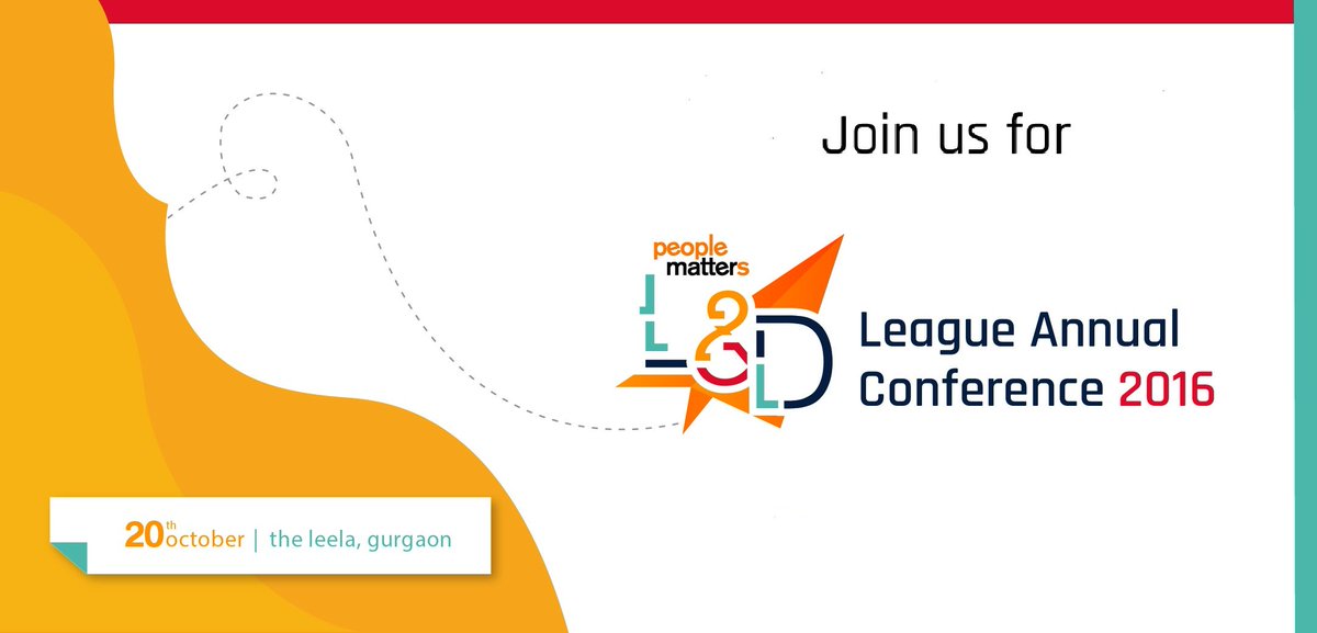 PeopleMatters2's tweet photo. Join us for the most exciting conference in the L&amp;D space!  #LnDLeague Conference https://t.co/pLqvHH6Vce tomorrow at The Leela, Gurgaon! https://t.co/qvESvCb3Kk