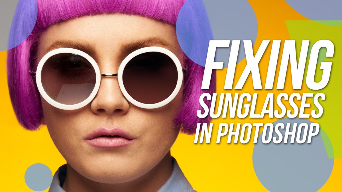 retutpro's tweet photo. New #photoshop #tutorial is out - How to fix Sunglass Reflections In Photoshop - Watch Tut here - https://t.co/lvOMh31RcZ https://t.co/P5WdOolW2V