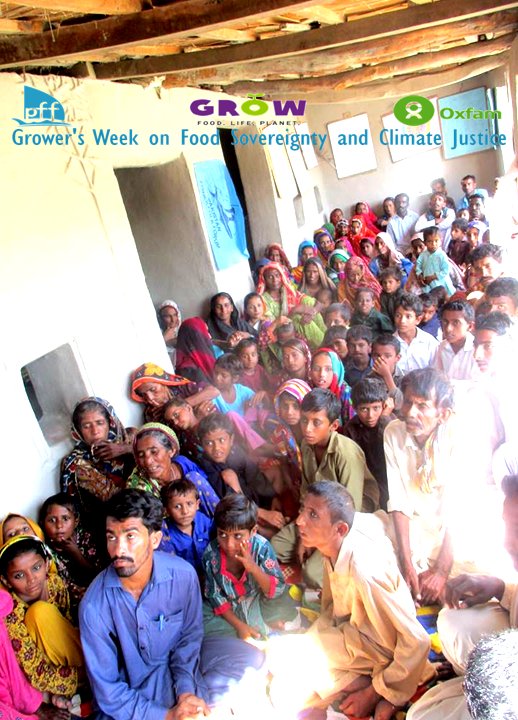 PFFinfo's tweet photo. Grower's Week on Food Sovereignty and Climate Justice, Community Awareness Gathering, at UC Khalifo, Dist. Badin. https://t.co/C9LT3c6FPO