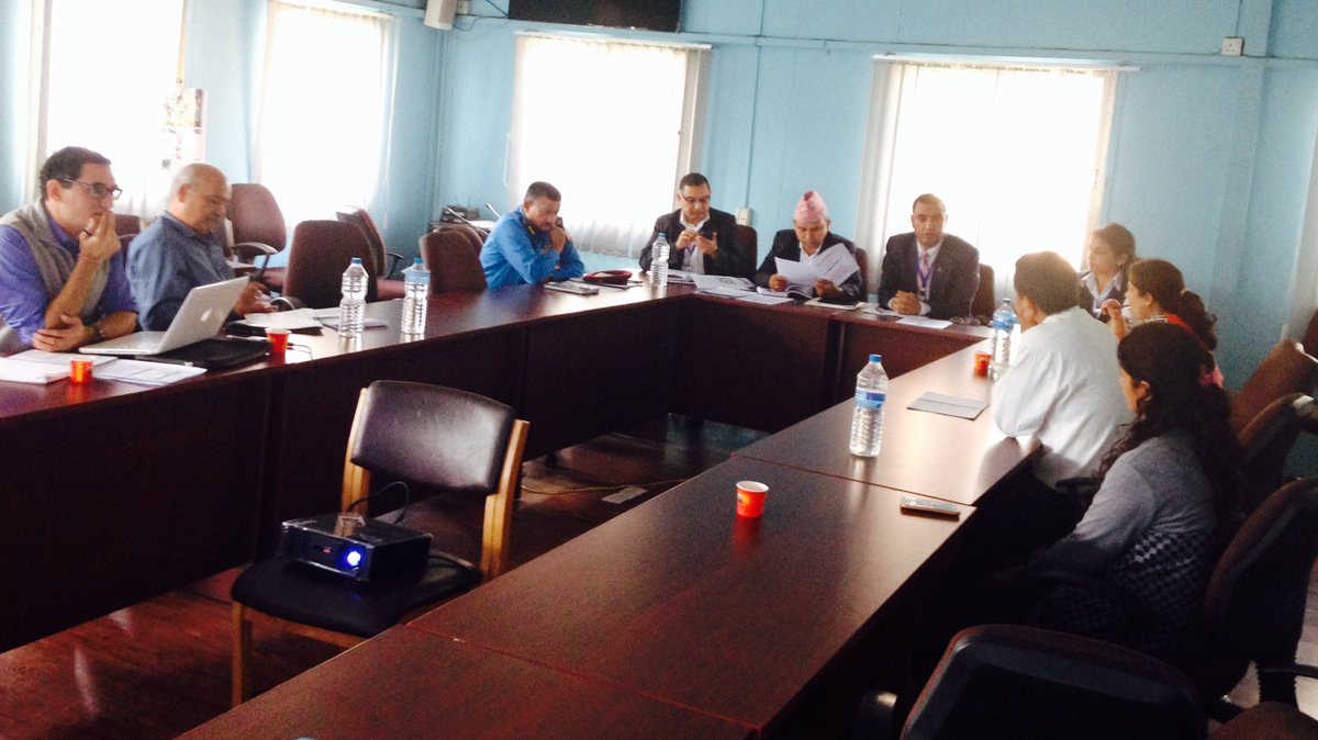 nap_nepal's tweet photo. Happening now! Introductory meeting of the thematic working group of Climate Induced Disaster for #NAPprocess @act_climate @PracticalAction https://t.co/q2652pYKhb