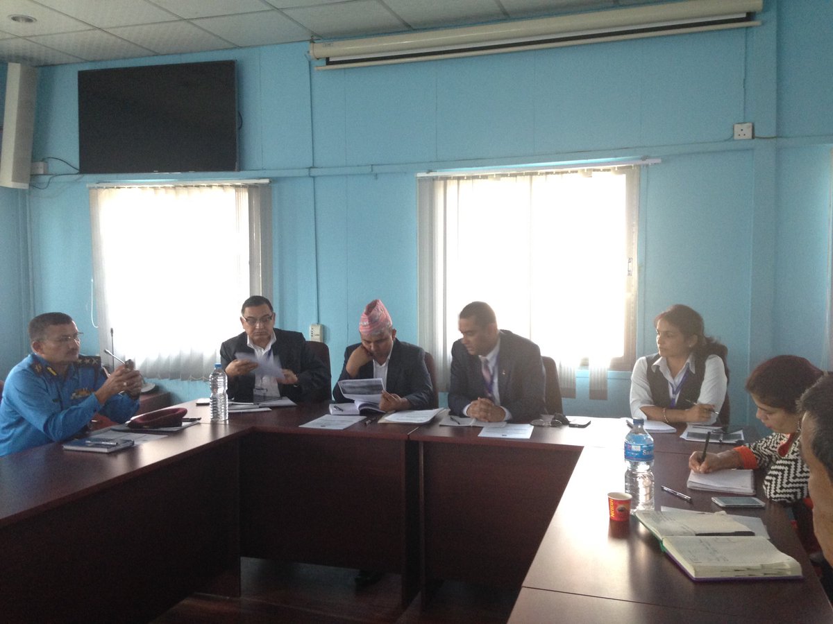nap_nepal's tweet photo. Happening now! Introductory meeting of the thematic working group of Climate Induced Disaster for #NAPprocess @act_climate @PracticalAction https://t.co/q2652pYKhb