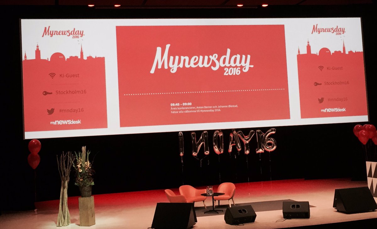 PeterRanki's tweet photo. Snart dags för #mnday16, hoppas det blir lika bra dom förra året. https://t.co/3SA9d0mIQx
