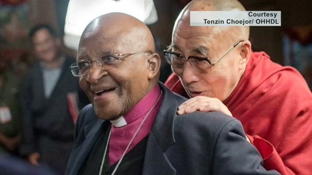 carteblanchetv's tweet photo. Two Nobel peace prize laureates give advice on how to live with joy. #ShareTheJoy #ArchTutu #DalaiLama #CarteBlanche https://t.co/xUa2zM79WD https://t.co/jStxdmfqoc