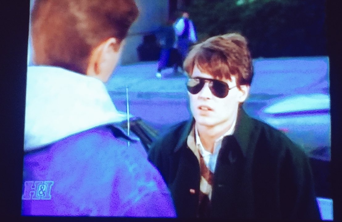 AristotleDreher's tweet photo. Watching 21 Jump Street episodes... So much acting.  

#JohnnyDepth https://t.co/yrp56CUIoY