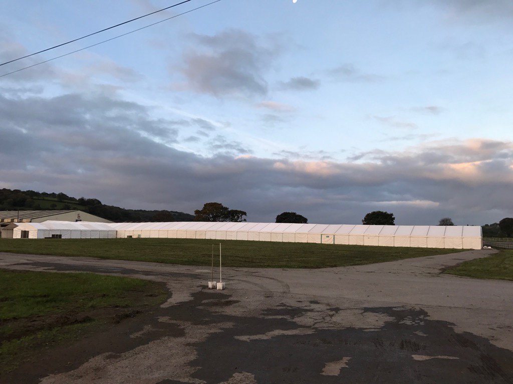 Now that's a big marquee two 12m x 129m with floor