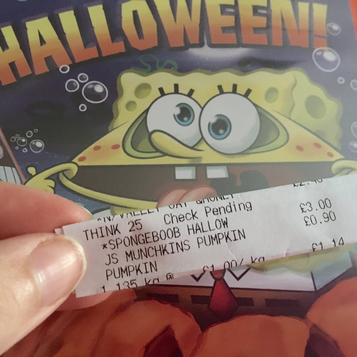 kmfmofficial's tweet photo. When things aren't quite right at the self-service checkout. Emma got age checked for her #SpongeBOOB DVD.๐ https://t.co/zXc78Akms0