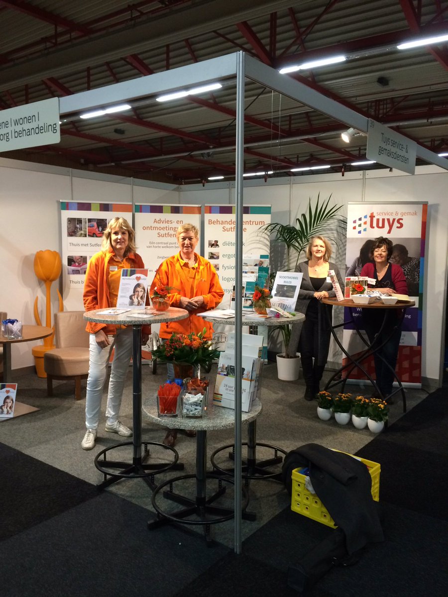 Wij zijn er klaar voor! <a href="/Sutfene/">Sutfene_Ouderenzorg</a> en <a href="/Tuysallesinorde/">Tuys</a> ontvangt u  u graag op de 55+beurs in de #hanzehal in #Zutphen Van 10-17 uur.