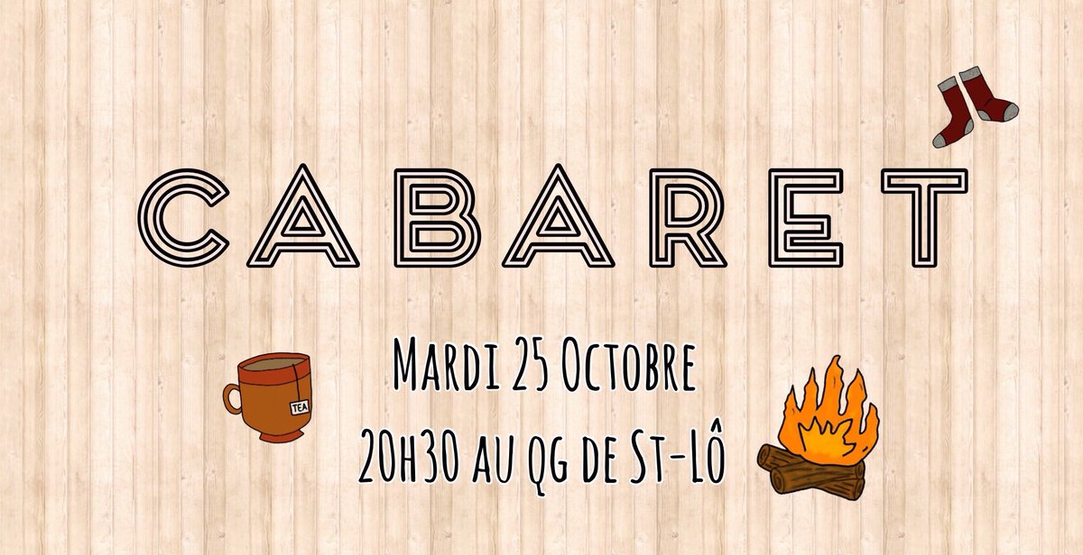 Petit cabaret d'impro le 25/10 au QG de St-Lô ! COME ON !! 😁 #impro #QG