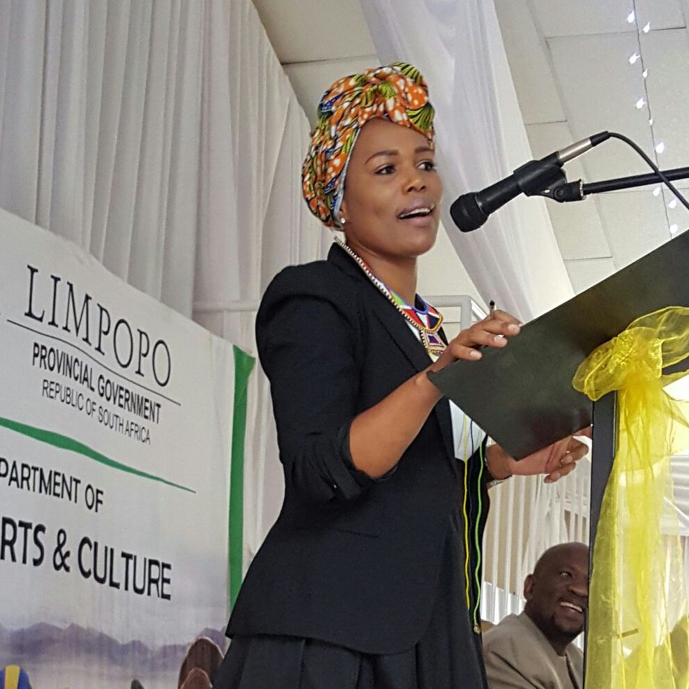 Limpopo_SAC's tweet photo. MEC addressing LimSAC staff at the wellness day held at St. Marco Hall. #LimSAC #PioneeringExcelence https://t.co/XwNj8nLAUd