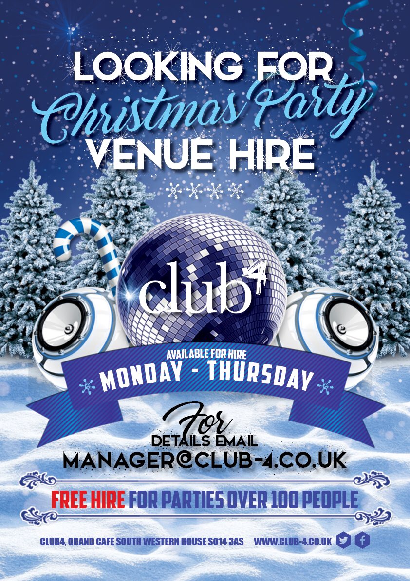 New #artwork for <a href="/Club4GrandCafe/">CLUB4</a> #graphicdesign #nightclub #designers