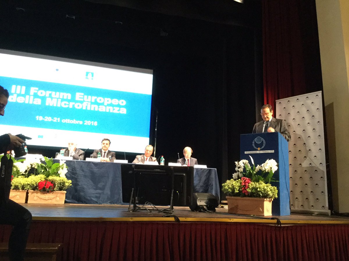<a href="/MarioBaccini/">MarioBaccini</a> "#microforum : supporto micro operatori, divulgare buone prassi, occasione per nuove reti" #microcredito #financialinclusion