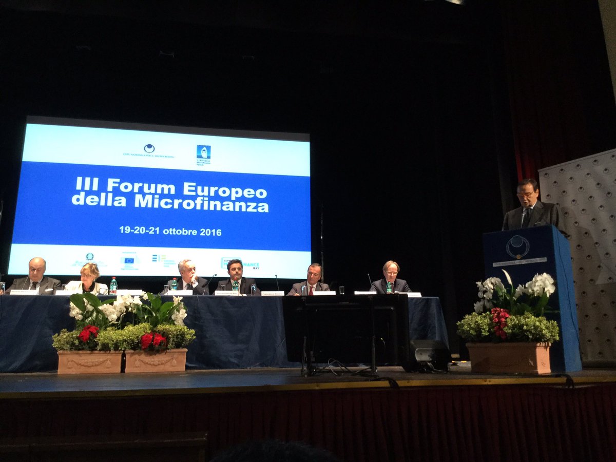 #microforum <a href="/MarioBaccini/">MarioBaccini</a> "Italia rilevante contributo alla #microfinanza: #microassicurazione, #microleasing, housing #microfinance"