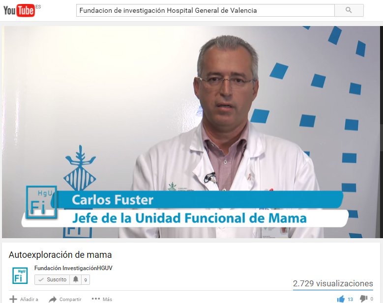 HGUVALENCIA's tweet photo. Carlos Fuster, jefe Unidad Funcional de #Mama explica cómo realizar una autoexploración #Videoconsejo https://t.co/ZPxwP6LWiT https://t.co/9zOijoYGsw