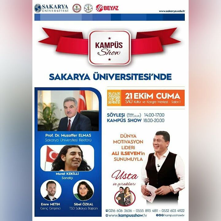 kampusshowtv's tweet photo. Usta ve Çırakları sizler için 21 Ekim de Sakarya Üniversitesinde. @aliilseven @OfficialMDemir #kampüsshow #MutlulukDediğin https://t.co/Ck5RaEnc9b