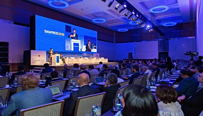 IEA_SolarPACES's tweet photo. Thank you for participating in #SolarPACES2016. We were happy to welcome 470 participants from 37 countries.#CSP #solar #thermal https://t.co/Z4apjAmmjJ