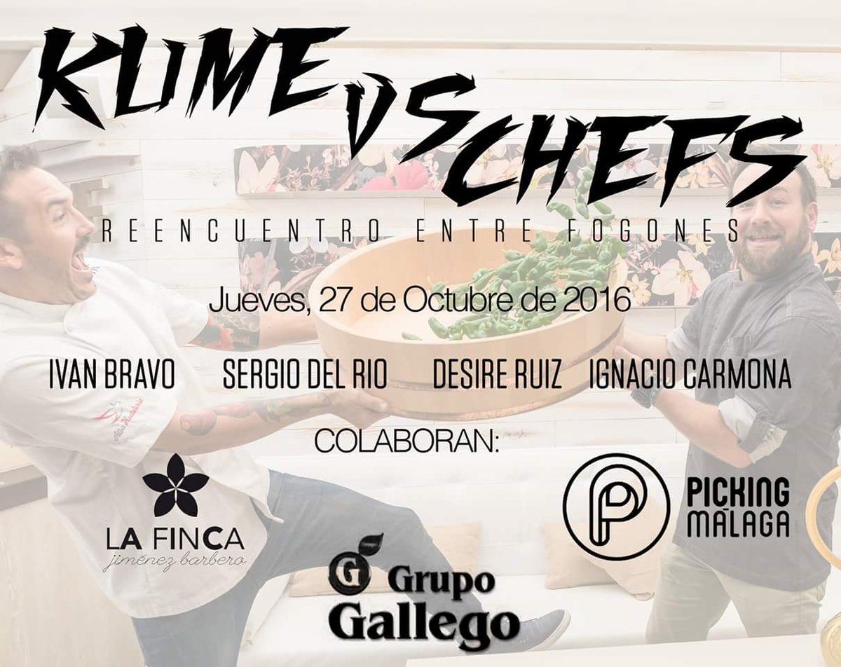 Grupo_Gallego's tweet photo. #Kumevschefs reencuentro entre fogones un evento que patrocina #HermanosGallego ¿Te has apuntado? @SaboraMalaga @oleocac https://t.co/NNlDIKvHBk