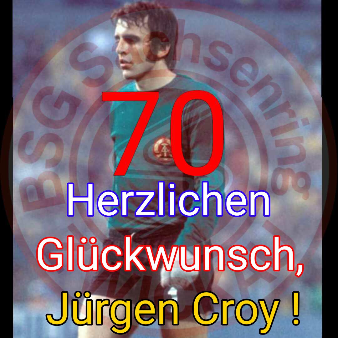 Der beste Fußballer aus 40 Jahren DDR, Torwartlegende der BSG Sachsenring.  Herzlichen Glückwunsch, #jürgencroy, zum #70geburtstag!