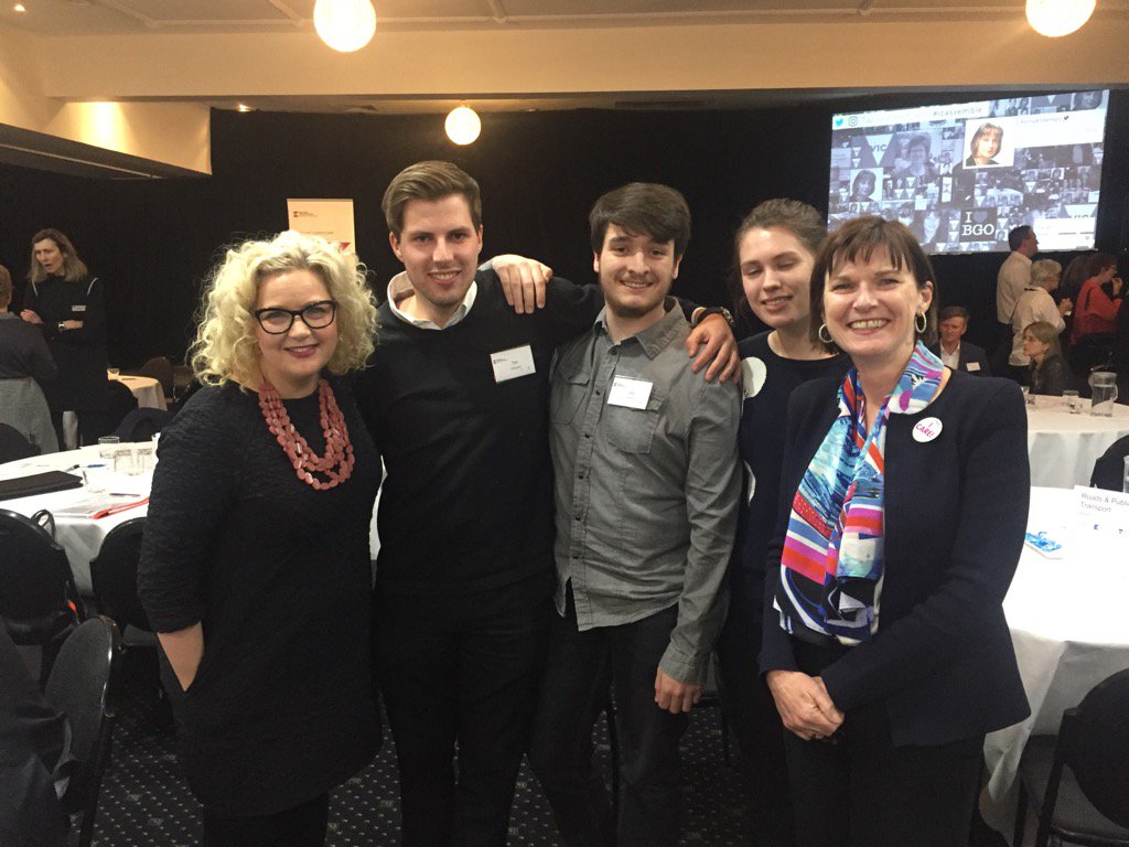 Listening to young voices from LaTrobe Bendigo with <a href="/JillHennessyMP/">jill hennessy</a> at #lcassemble #springst