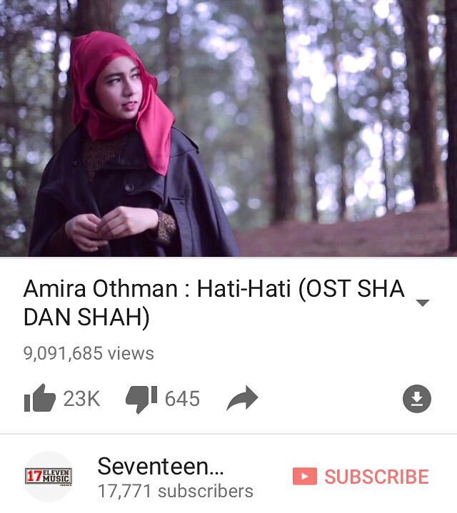 hati hati amira lirik