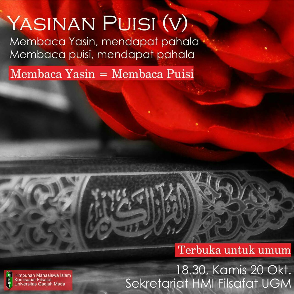 Baca puisi yuk sama abang!

#BacaPuisi #MariBerHMI #HMIFilsafat