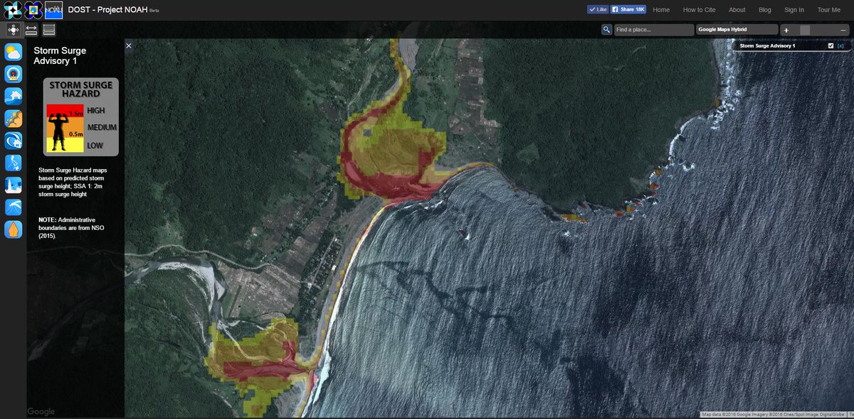 nababaha's tweet photo. Latest storm surge advisory for #Gattaran, Cagayan for #LawinPH according to #ProjNOAH. For more details, pls check: https://t.co/CYVhXz7usX https://t.co/rLhrsduJPD