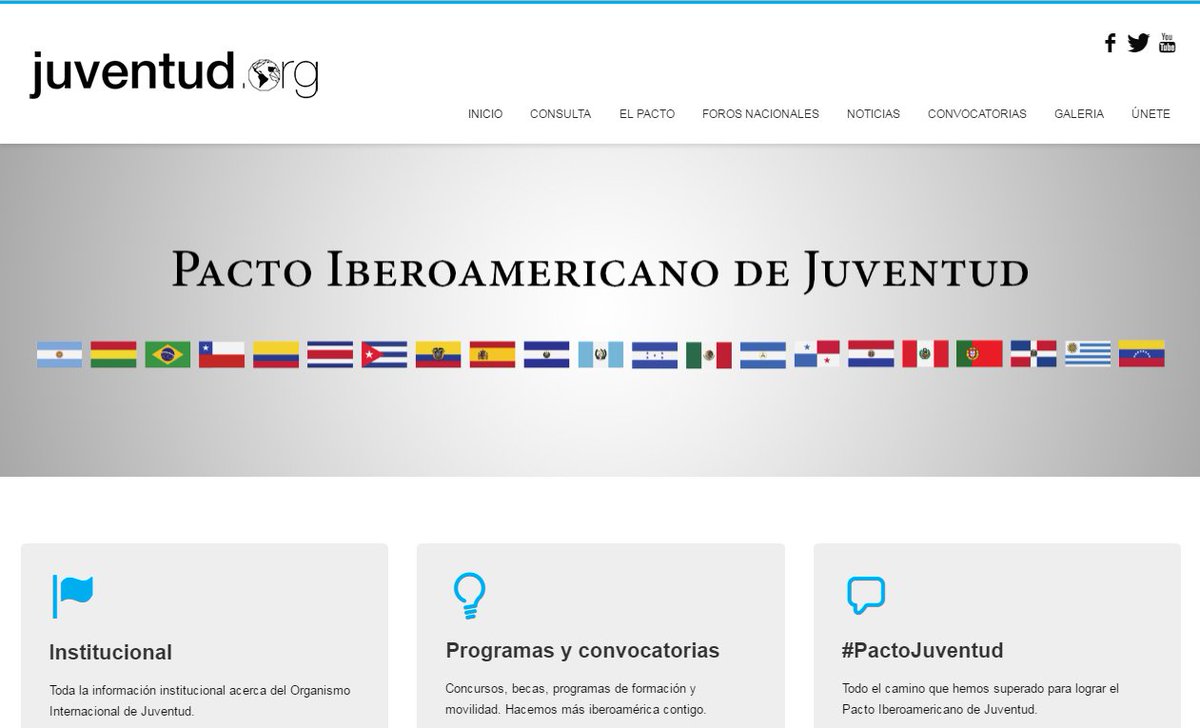 SEGIBdigital's tweet photo. Mira la nueva web de @OIJ_DIGITAL y entérate de todo sobre el #PactoJuventud que se presentará en #CumbreColombia 👉https://t.co/9W5fHkib9f https://t.co/XVyzjkFFB1