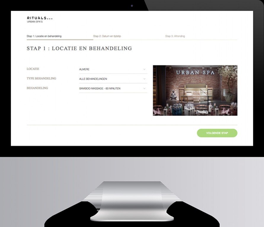 #Urbanspa @Rituals reserveringsapp door @Dutchwebdesign Check hier het volledige ontwerp bit.ly/2eEMjr0