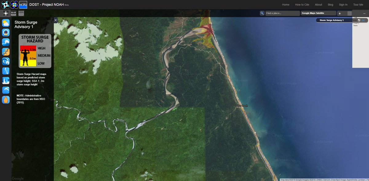 nababaha's tweet photo. Latest storm surge advisory for #SanPablo, Isabela for #LawinPH according to #ProjNOAH. For more details, pls check https://t.co/CYVhXz7usX https://t.co/z4xr3dYXse