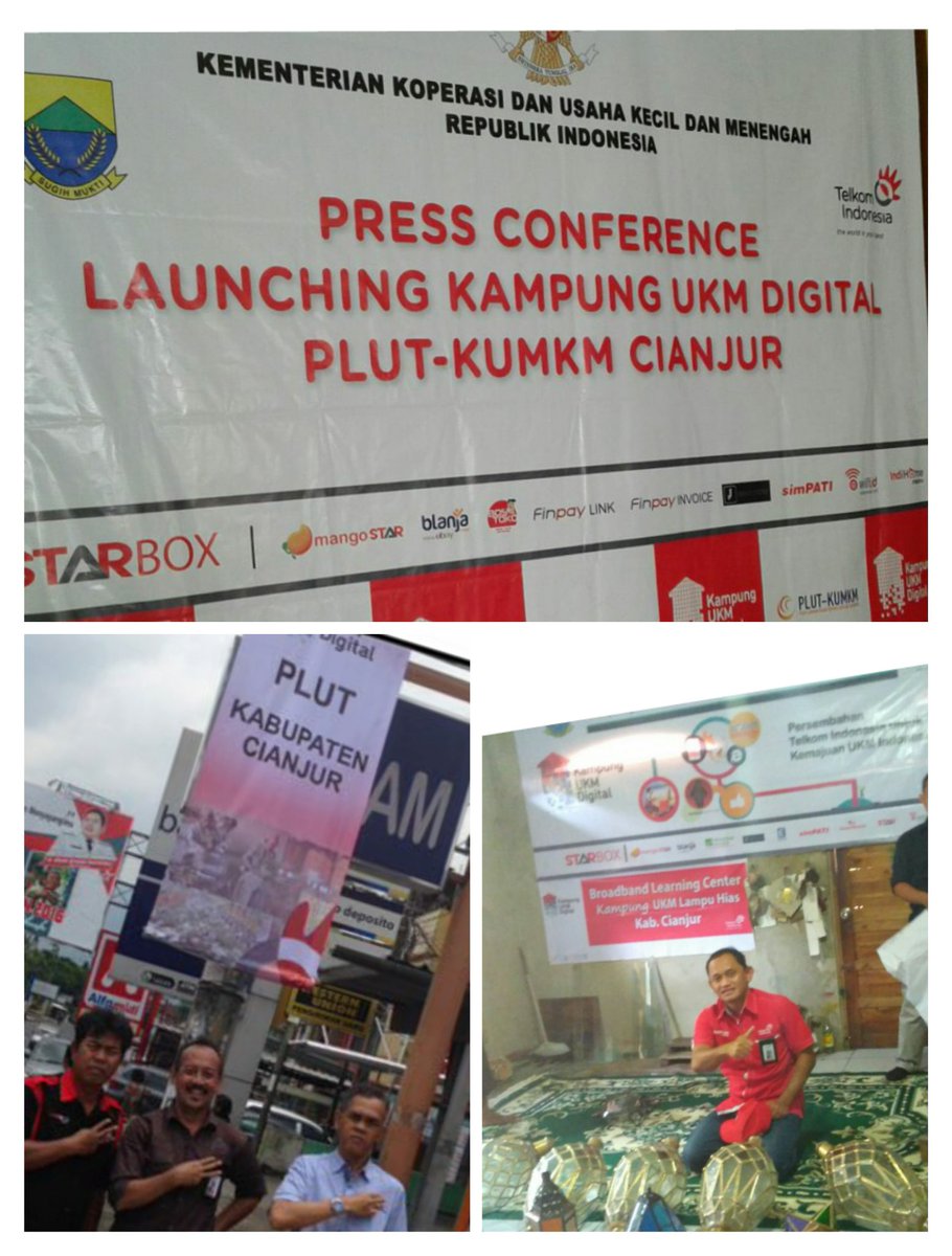 dearhendra's tweet photo. Telkom siapkan Kampung UKM Digital kerjasama Menkop utk dukung PLUT-Pusat Layanan UKM Terpadu @PemdaCianjur https://t.co/XydlJfQtZ6