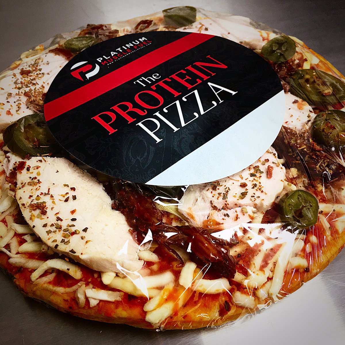 Take a look at our delicious #protein pizza! #nutrition #musclefood #cleaneating #eatclean #gym #fitness #fitfam