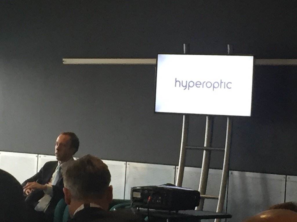 Minister Matt Hancock at INCA's Building Gigabit Britain #hyperoptic #INCA #wwbf #excel