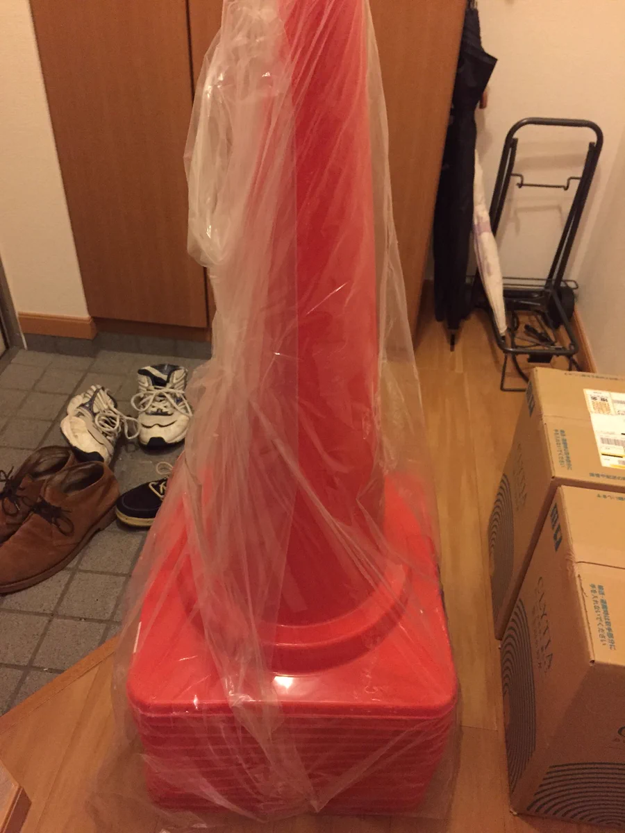 これほんと困るｗカラーコーンテロ、マジでやめようぜｗｗｗ