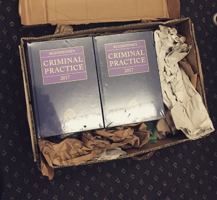 CriminalClerk's tweet photo. It's what you've all been waiting for..... @blackstonescrim #Blackstones #CriminalLaw #2017 https://t.co/KrQng5caJz