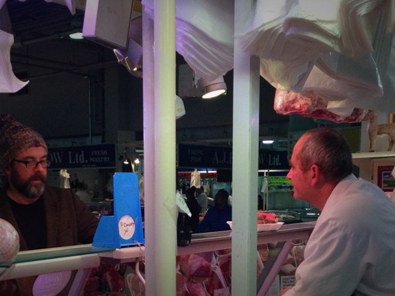 StufoStreet's tweet photo. Just been discussing our loin-in porchetta for Friday @DigbethDiner, with our butcher. https://t.co/wodBYwAESF