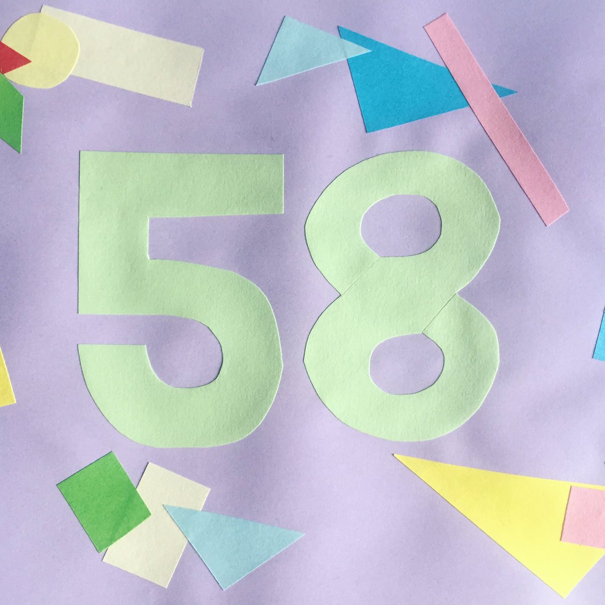 purestarkids's tweet photo. Number 58 🙌🙌🙌🙌🙌🖐✌️️👆 #purestarkids #typography #collage #illustration #papercut #art #number #number58 https://t.co/VcqhQvddtS https://t.co/QVBAl6IXl3