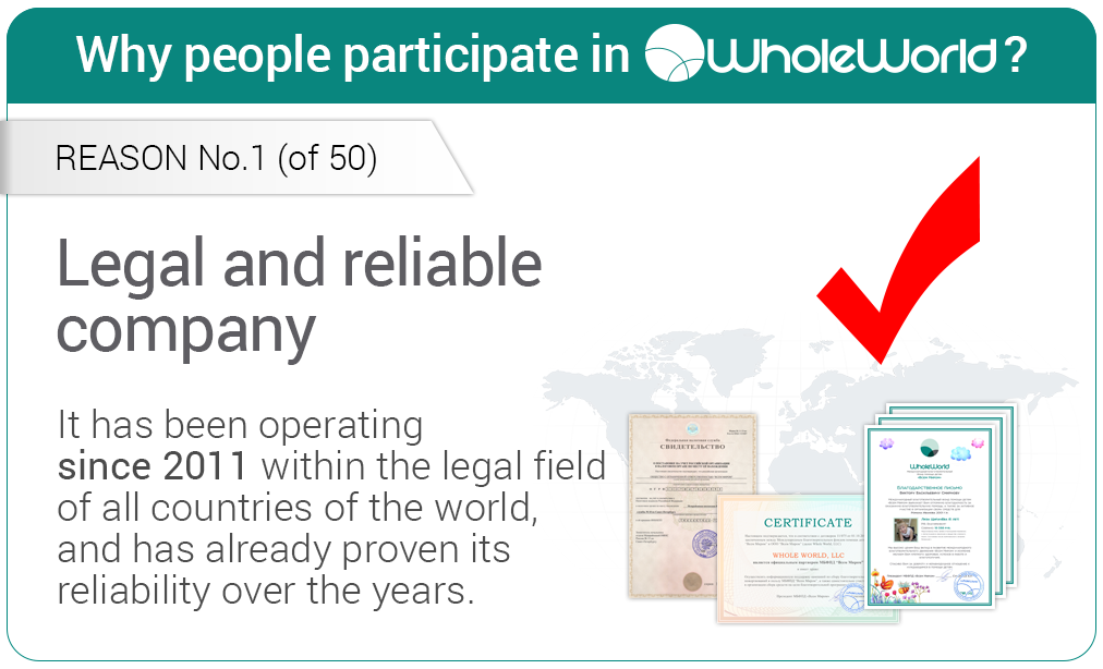 Why people participate in #WholeWorld?
Reason 1 (of 50) 
wholeworld.biz/?page=reasons/…