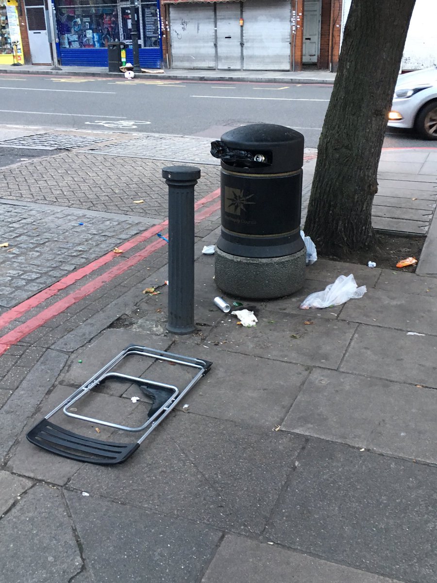 A chair. Of course! Morning <a href="/VeoliaUK/">Veolia | UK</a> It's a v full bin too. N176uu