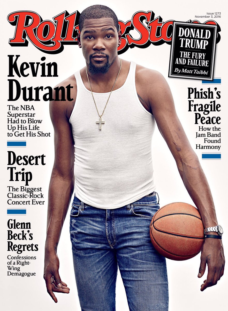 1340AMFOXSports's tweet photo. .@KDTrey5 graces the cover of Rolling Stone Magazine #BallerLife #FromOKC #ToGS https://t.co/6aT28IBoiA