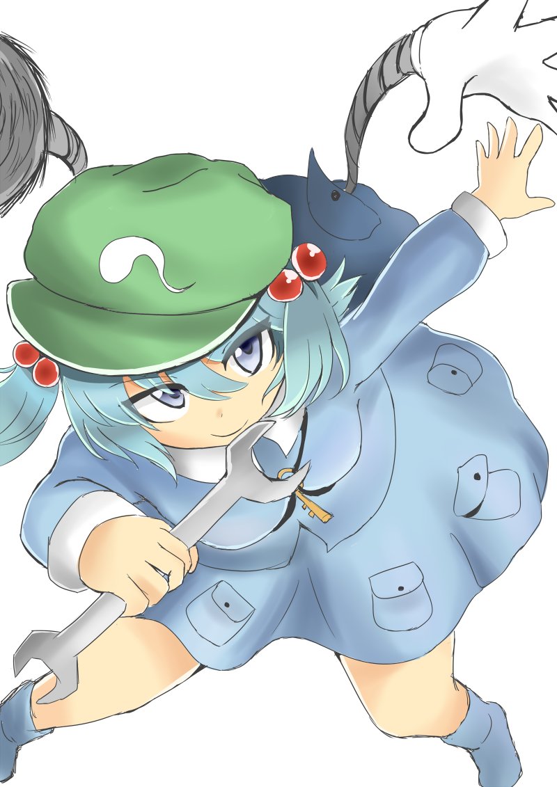 #深夜の真剣お絵描き60分一本勝負
久しぶりにワンドロ参加～、にとりめっちゃ難しい…そして遅刻 