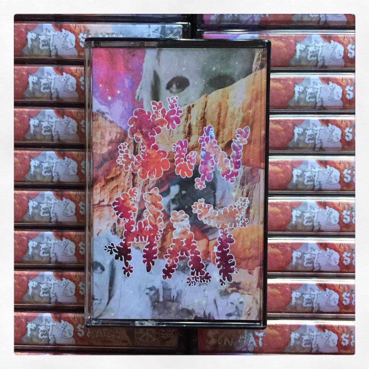 My grandpa kicked a landmine and the Sun Hat tapes showed up. #philly #music #dreamygrunge #tape