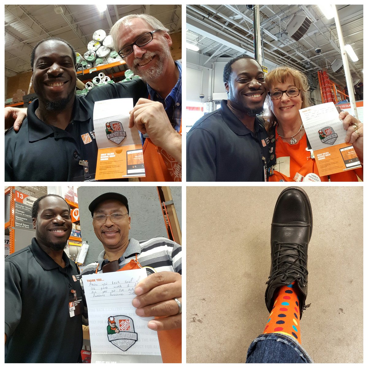 AndraeBailey84's tweet photo. #ParkvilleHomedepot #D27letyourvoicesring #MetAppreciationDay #Milstones #PersonalMessages #GoGreen met sup recognitions 😆 @b_mungul #Socks https://t.co/tSOansTTZL