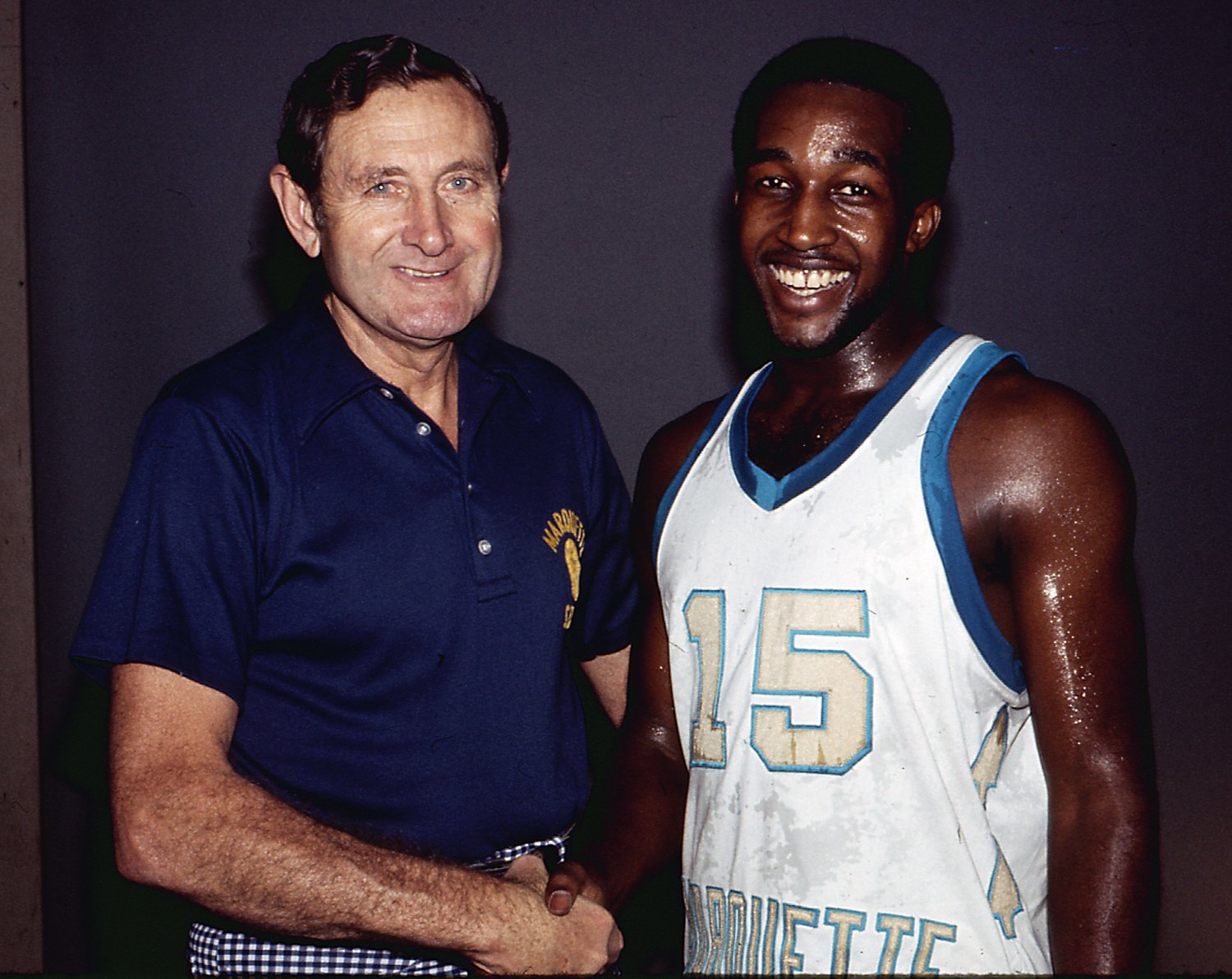 Marquette Basketball в Twitter: „Former #mubb coach Hank Raymonds with Butch  Lee, 1977 @marchmadness MOP, 1978 @NaismithTrophy winner and 1980 @NBA  Champion. #mubb100 /oEDpoGqWxx“ / Twitter