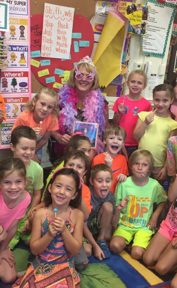 Great Day at UP being the Pinkalicious Mystery reader!