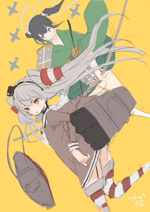 ソリュアマ
#艦これ版深夜の真剣お絵描き60分一本勝負
#艦これ版真剣お絵描き60分一本勝負_20161019 