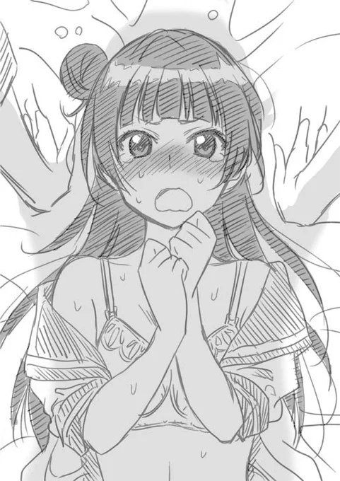 とある先輩に押し倒されてテンパる後輩堕天使 