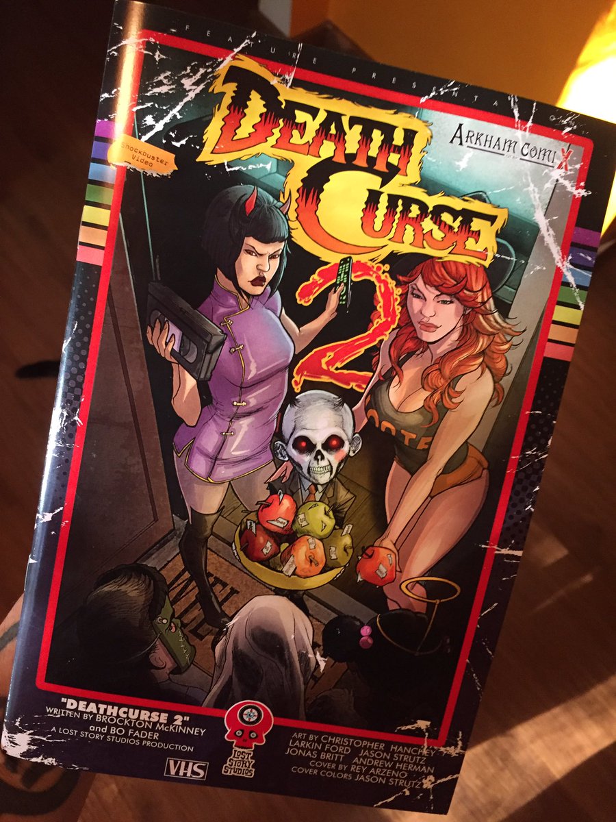 BrocktnMckinney's tweet photo. Saturday at @arkhamcomix1 its the premiere of our new book DEATHCURSE2! Get some! Ihttps://www.facebook.com/events/1744990455767333/?ti=icl https://t.co/pa4vTzXE5k
